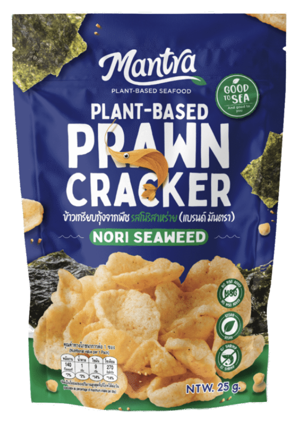 Nori prawn cracker package